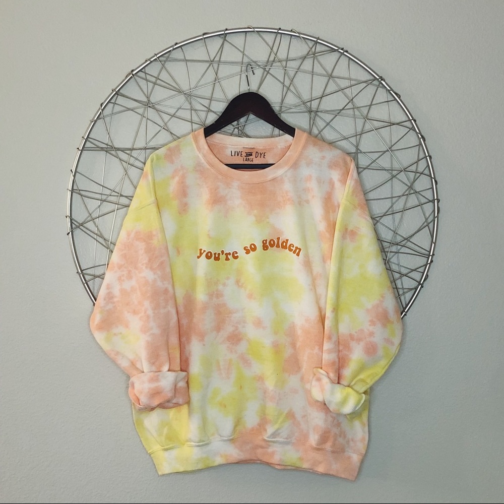 NEW Harry styles you’re so golden tie dye crewneck